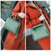 Small Mini Bucket Women Messenger Bags With Long Strap Designer Crossbody Bags Green Shoulder Bags Female Fashion Korean 2018  