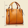 SNBS 100% Genuine leather Women handbags 2018 New Fashion Handbag Brown Women Bag Vintage Messenger Bag Office Ladie Briefcase