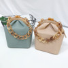 Acrylic Box Bag Bucket Bag for Women Acrylic Clip Evening Bag Ins Chain Luxury Women Handbag Banquet Party Purse Shoulder Bags
