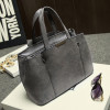 Bolish Nubuck Leather Women Top-Handle Bags Candy Color Female Shoulder Bag Rivet Women Bags