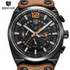 BENYAR Large dial design Chronograph Sport Mens Watches Fashion Brand Military waterproof Quartz Watch Clock Relogio Masculino