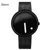 Enmex cool Minimalist style wristwatch Stainless Steel creative design Dot and Line simple stylish quartz fashion watch