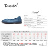 Tastabo Genuine Leather Shoes Fashion Loafers Women Shoes Handmade Soft Comfortable Flat Weave Solid Casual Shoes Women Flats