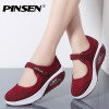 PINSEN 2018 Summer Fashion Women Flat Platform Shoes Woman Breathable Mesh Casual Shoes Moccasin Zapatos Mujer Ladies Boat Shoes
