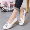 Summer mother shoes woman flats slip on ballerina casual female shoes 2018 fashion tassel genuine leather loafers women shoes