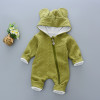 Baby Rompers winter Cute Rabbit Hooded Long Sleeve toddler Jumpsuits Baby boy girl clothes Cotton infant Newborn warm 