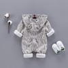 Fashion Animal Baby Romper Tiger Bebe Infant Clothing Baby Boy Girl Clothes Cute Cartoon Tiger Winter Warm Jumpsuit Costume