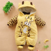 Cotton-padded Baby's Romper Ladybug and Cows Boy/ Girl Jumpsuit Winter Infant Clothing Overalls for children CL0433