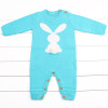 Baby Rompers Spring Rabbit Tail Newborn Sweaters Knit Cotton Full Clothing Set Infant Jumpsuit Toddler Overalls Baby Boy Clothes