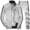 AmberHeard Spring Autumn Men Sportswear Set Jacket+Pant Sportswear Tracksuit For Men Clothing