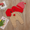 Cute Newborn Baby Rompers Cotton Long Sleeve CartoonToddler Jumpsuit Infant Christmas Clothes Baby Boys Girls Clothing