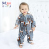 HHTU 2018 Infant Romper Baby Boys Girls Jumpsuit Newborn Clothing Hooded Toddler Baby Clothes Cute Elk Romper Baby Costumes