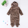 Unisex Baby Rompers Fleece Newborn Baby Clothes Long Sleeve Cartoon deer Infant Jumpsuit Toddler Kids Christmas Costume