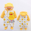 Baby Winter Romper 2016 New Brand High Quality Cartoon Cotton Thicken Warm Infant Bebe Jumpsuit Newborn Baby Boy Girl Clothes