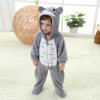 Newborn Totoro Romper Hooded Sleepwear Baby Girl Clothes Cartoon Jumpsuit Flannel Pajamas Onesie Boys Baby Rompers Home Clothes