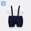 Dinstry 2018 new born baby clothes baby jumpsuit summer baby rompers Moustache
