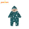 Pureborn Christmas Deer Baby Romper For Baby Boys And Girls Hooded Thick And Warm Winter New Year Gift 2018 Brand Costumes