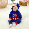 New spring baby clothes One-Pieces Cartoon Animal Jumpsuit Flannel Baby Boy clothes costume Baby Girl Rompers