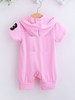 Hooded Baby Girls Rompers Shortalls Toddler Romper 100% Cotton new born baby girls infant-clothing jumpsuit