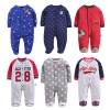 New Born Baby Clothing 3-12M Kids Footed Pajamas Baby Boys Girls Cotton Spring Roupas Cartoon Overall Baby Boutique Clothes Out