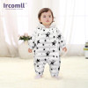 Ircomll New Winter Baby Romper For Panda Hooded Star Pattern Newborn Jumpsuit Snowsuit Infant Overcoat Baby Winter Down Coat