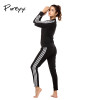 Pureyiyi Women Two Piece Set Female Winter Tracksuit top + Pants Ladies Long Sleeve Outfit Femme Sporting Suits fitness outfits
