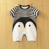 Cartoon Animals Monkey Cotton Baby Rompers Rabbit Short-Sleeve Baby Boy Clothes Summer Monkey Infant Jumpsuit Baby Girl Clothes 