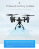JD-11 Selfie Drone With Camera HD 2MP Long Flying 2.4G WiFi FPV Remote Control Quadcopter Aircraft 6-Axis Drone RC Helicopter