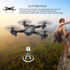 VISUO XS809HW Wifi FPV 2.0MP 720P Camera Drone 2.4G Selfie Drone Height Hold RC Quadcopter Dron RTF VS E58 JJRC H37 H36 Tello