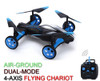   Mini RC Air-ground Amphibious Quadcopter With Wheels LED light  Headless Mode A key Return Helicopter VS SYMA X9