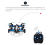   Mini RC Air-ground Amphibious Quadcopter With Wheels LED light  Headless Mode A key Return Helicopter VS SYMA X9