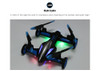   Mini RC Air-ground Amphibious Quadcopter With Wheels LED light  Headless Mode A key Return Helicopter VS SYMA X9