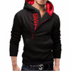 6XL Hoodies Men Brand Male Long Sleeve Hoodie Sweatshirt Mens Oblique Zipper Moletom Slim Tracksuit Sportswear Assassins Creed