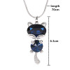 2022 New Arrival Women Pendant Necklaces Long Lovable Cat crystal Pendant Adorn The Simple Necklace