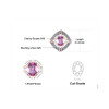 JewelryPalace Classical 1ct Oval Shape Natural Pink Topaz Stud Earrings For Woman 100% 925 Sterling Silver Vintage Fine Jewelry