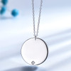 UMCHO Pure 925 Sterling Silver Necklaces Pendants For Women Custom Name Letter Chain Necklace Girl Friend Gift 2018 New