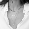 UMCHO Pure 925 Sterling Silver Necklaces Pendants For Women Custom Name Letter Chain Necklace Girl Friend Gift 2018 New
