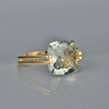 Caimao Jewelry 6.6ct Natural Square Cushion Green Amethyst 14k Gold Ring