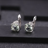 Gem's Ballet 4.08t Natural Green Amethyst Gemstone Earrings 925 Sterling Silver Stud Earrings For Women Valentine Gift Jewelry