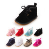 Warm Baby Toddler Boys Fleece Ankle Boot Booties Fleece Crib Shoes Anti-slip Newborn 0-18 Months Kid Boy Winter Warm Plush Boots