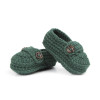 Fashion Buckle Baby Boy Shoes Handmade Knitting Crochet Booties Cheap Baby Crochet Shoes 10 cm