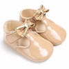 Puseky Sweet Casual Princess Girls Baby Kids Pu Leather Solid Crib Babe Infant Toddler Cute Bow Baby Shoes 5Colors