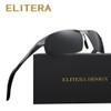  ELITERA Aluminum Brand New Polarized Sunglasses Men Fashion Sun Glasses Travel Driving Male Eyewear Oculos Gafas De So E8177