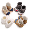 Kids Baby Boys and Girls Xmas Christmas Boots Winter Warm Indoor Slip on Shoes Casual Cute