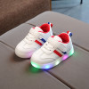 Lovely cute LED lighted infant tennis fashion baby shoes solid cool classic baby sneakers casual girls boys shoes