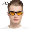 20/20 New Night Vision Sunglasses Men Brand Designer Fashion Polarized Night Driving Enhanced Light anti-glare Glasses PL295