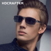  New Fashion High Quality Metal Frame Rectangle Lens Polarized Men Sunglasses Male Driving Sun Glasses
