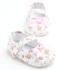 Mary Jane Ballet Dress Baby Toddler First Walkers Crib Floral Soft Soled Anti-Slip Shoes Infant Newborn Girls Princess Shoes