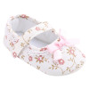 Mary Jane Ballet Dress Baby Toddler First Walkers Crib Floral Soft Soled Anti-Slip Shoes Infant Newborn Girls Princess Shoes