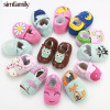 [simfamily]New Style Soft Cotton Baby Boys Girls Infant Shoes Slippers 0-6 6-12 12-18 First Walkers Skid-Proof Crib Shoes